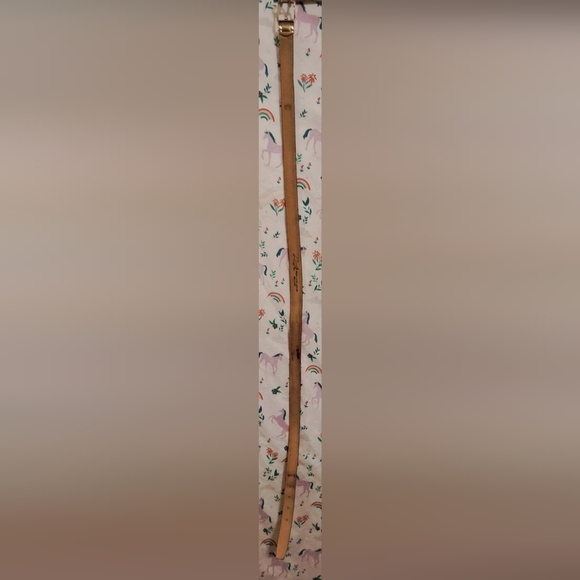 Vintage Sera Olive Brown Exotic Lizard Neutral Boho Casual Quiet Lux Belt 41in - Picture 4 of 6